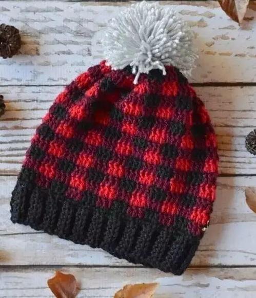 钩针成人男帽子教程视频,轻松制作时尚男士帽子