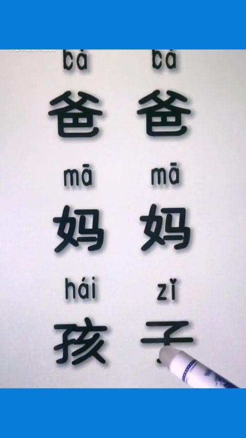 教字识字视频成人